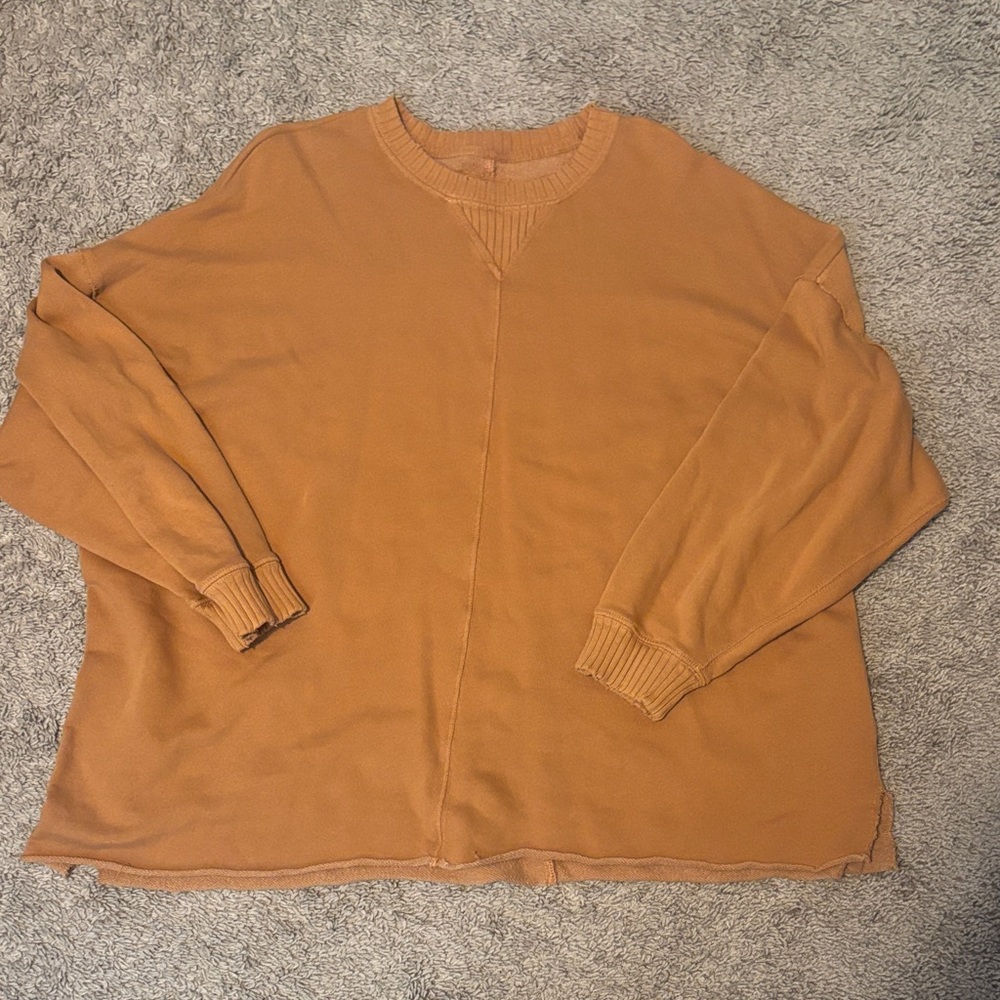 Aerie Warm Tan Knit Sweater